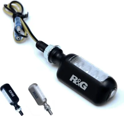 Zdjęcie produktu dla Kierunkowskazy LED R&G Racing AERO czarne (para)