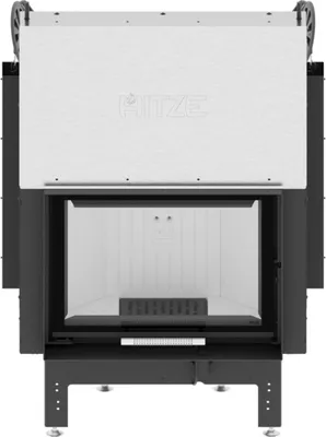 Produktbild von Kaminofen Hitze ALBERO AL11G.H-D 11 kW Kaminofeneinsatz Ofen Holzofen Kamin schwarz