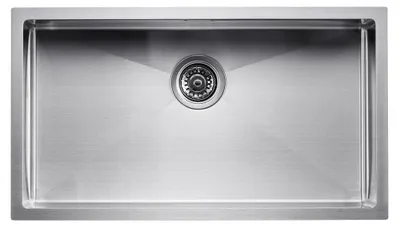 Image de Évier de cuisine encastrable - 76 x 43 x 19 cm - Acier inoxydable - Une cuve - Évier à encastrer