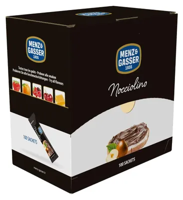 Immagine prodotto di Menz & Gasser pasta nocciola 1500g (100 x 15g) – crema finissima alla nocciola
