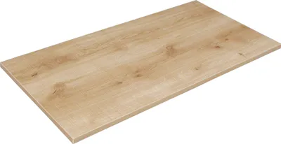 Produktbild von Melaminbeschichtete Tischplatte 120 x 60 cm helles Holz - Oviala Montmartre