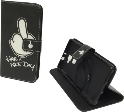 Produktbild von Handyhülle Tasche für Handy Huawei Mate S Mittelfinger