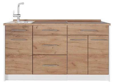 Obrázok produktu pre Kuchynský blok Vicco Fame-Line Dub Goldkraft/biely 150 cm, AP Oak, Model 62792