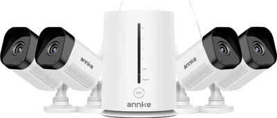 Image de Système de caméra de sécurité, résolution 5MP, vision nocturne, caméra 5MP 4pcs