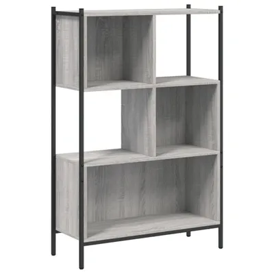 Obrázek produktu pro vidaXL Knihovna Grey Sonoma 72x28x109 cm Materiál na bázi dřeva