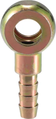 Image de Boulon de banjo universel 10mm ID 8mm OD Adaptateur de raccord de tuyau de banjo en métal ton bronze pour moto et voiture