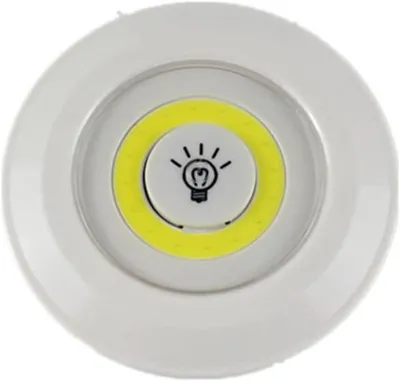 Produktbild von Kabellose COB-LED-Druckknopfleuchte für den Innen- und Außenbereich