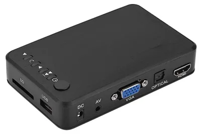 Obrázek produktu pro HDMI multimediální přehrávač 1080P - Video a audio - IR dálkové ovládání - Kompaktní formát - Ideální pro domácí použití...
