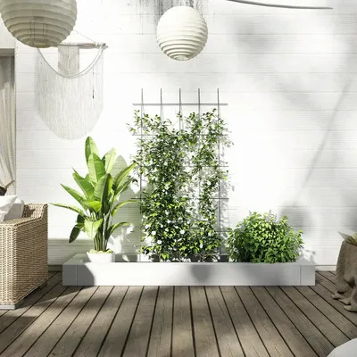 Obrázok produktu pre Mriežka na popínavé rastliny 75 x 150 cm antracitová