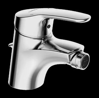 Immagine prodotto di HANSA HANSAMIX Mélangeur pour bidet, avec vidage, saillie : 113 mm, 01063283, 01063283