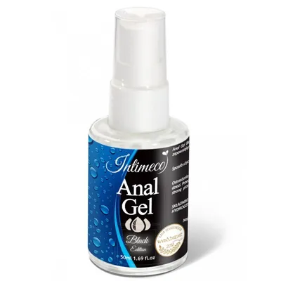 Produktbild von Intimeco Hydratisierendes Analsexgel Schwarze Edition, 50ml