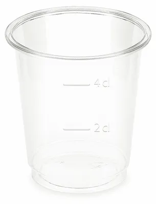Produktbild von 400x  Schnapsbecher glasklar 2 cl / 4 cl 20 ml 40 ml Biokunststoff PLA