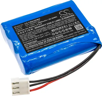 Image de TECHTEK Batterie compatible avec [COMEN] ECG CM300, NC3 remplace 022-000066-00