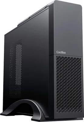 Produktbild von CoolBox PC micro ATX T313 Slim, Niederprofil (superflach), PC, Schwarz, micro ATX, Mini-ITX, Acrylnitril-Butadien-Styrol (ABS), SGCC, SPCC, Heimbüro