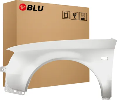 Produktbild von BLU Kotflügel Passend für Audi A6 C5 LIFT LY9G Links Weiss Casablanca | 2001-2005 | Vorderseite Vorne | Lackiert | Einbaufertig