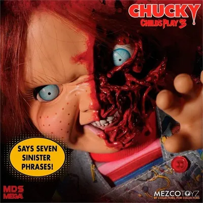 Immagine prodotto di Mezco Toyz - Chucky 38cm Figurki Pizza Face z filmu Childs Play 3
