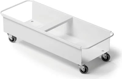 Image de DURABLE Chariot rectangulaire pour 2 DURABIN® 40L, Blanc, 1801622010