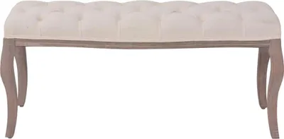 Obrázok produktu pre vidaXL Lavica z masívneho dreva 110 x 38 x 48 cm krémová biela