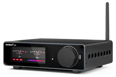 Produktbild von HiFi-Audioverstärker, 2 Kanäle - 600W - Bluetooth - Schwarz - Freistehend