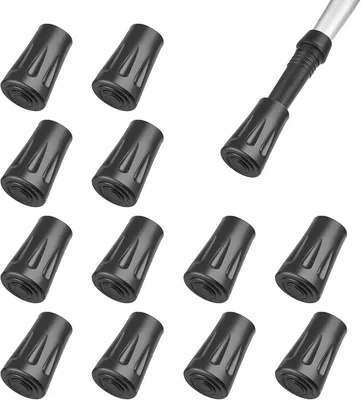 Wanderstock Tipps Gummi 6/12 Stück Ersatz für Trekkingstöcke