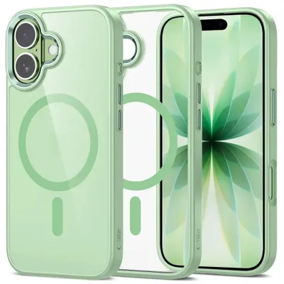 Immagine prodotto di Custodia Tech-Protect MagMat MagSafe per iPhone 17 - trasparente verde