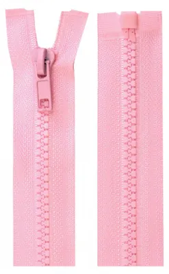 Produktbild von 1 Reißverschluss Plastik Kunststoffprofil 5mm 70 cm teilbar, Autolock, Farbwahl,babyrosa