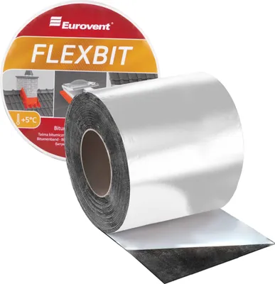 Produktbild von FLEXBIT Bitumenband 150mm x 10m Aluminium