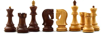 Produktbild von ROOGU 1959 Zagreb 3.75'' Schachfiguren Set Akazienholz Zebra Handdien