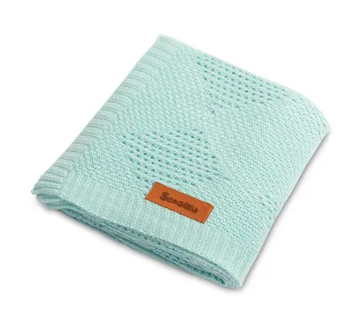 Zdjęcie produktu dla Nd33_Sillo-4340 Koc Bambus 100% 100X80Cm Mietowy