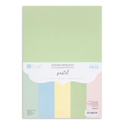 Produktbild von Satz Pastellpapier A4 220g 20 Blatt