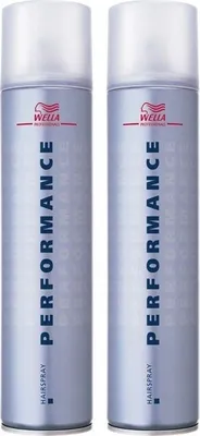 Zdjęcie produktu dla Wella Performance Extra Hold Hair Spray (1 kropka) 2x500ml
