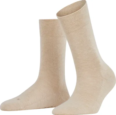 Produktbild von FALKE Damen Socken - Sensitive London, Kurzsocken, einfarbig Beige 39-42