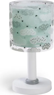 Immagine prodotto di Lampada da comodino per bambini Clouds Nuvole verde