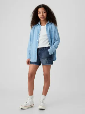 Produktbild von GAP Kinder-Denim-Cargoshorts, Größe 12
