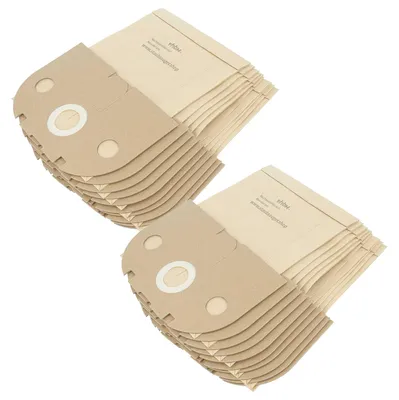 Produktbild von vhbw 20x Staubbeutel Ersatz für Profectis 3010030 für Staubsauger - 29,5cm x 22,5cm Sandfarben