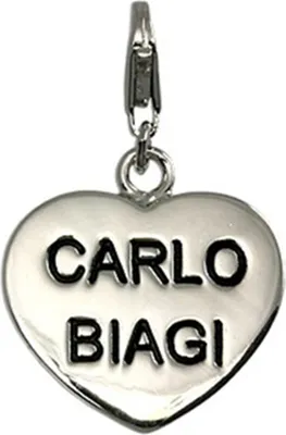 Produktbild von Carlo Biagi Charm Anhänger Herz 925 Silber CSSS03