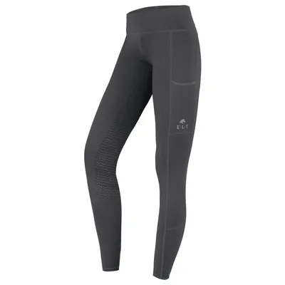 Zdjęcie produktu dla E.L.T Damskie termiczne legginsy jeździeckie Full-Grip Ella Asphalt 40
