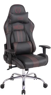 Produktbild von CLP Gaming Bürostuhl Limit XM Kunstleder mit Massagefunktion | Farbe schwarz/braun