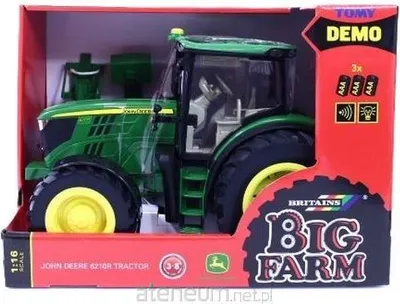 Zdjęcie produktu dla Britains John Deere 6210R światło/dźwięk TOMY