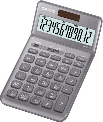 Immagine prodotto di Casio JW-200SC-GY calcolatrice Desktop Calcolatrice di base Grigio