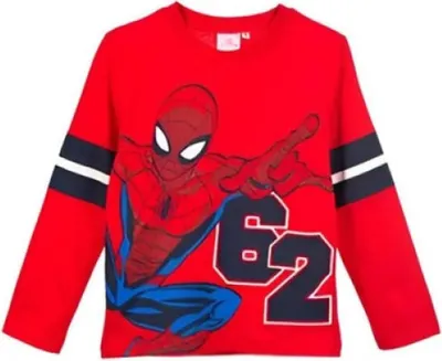 Produktbild von Marvel Spiderman Jungen Kinder Langarmshirt Shirt – Rot / 98