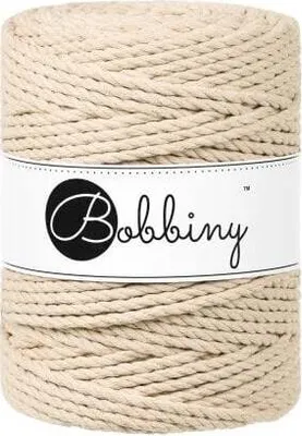 Obrázok produktu pre Bobbiny 3PLY Macramé Rope 5 mm 100 m Warm Beige Špagát
