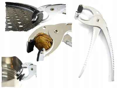 Produktbild von Kinghoff Edelstahl Topfgriff und Nussknacker 18 cm