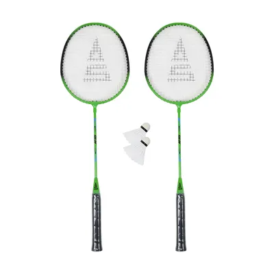 Immagine prodotto di Set da badminton SULOV®, 2x racchetta, 2x palla, borsa - verde