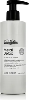 Obrázek produktu pro L´Oréal Professionnel Série Expert Metal Detox Professionnal Pre-Shampoo Treatment před-šamponová péče pro lesk a ochranu barvených vlasů 250 ml