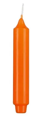 Produktbild von Stabkerzen mit Zapfenfuß Mandarin 400 x Ø 30 mm, 12 Stück