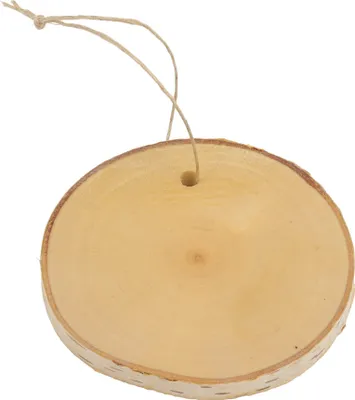 Produktbild von Birkenholzscheibe Durchmesser 9 cm Holzdekoration 1 Stück