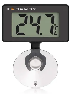 Obrázok produktu pre Akvarijný teplomer TM10, Digitálny vodotesný teplomer, 0-50 °C, Presné meranie