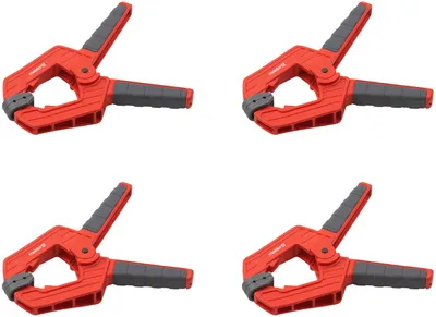 Produktbild von Meister Federzwinge 75 mm Spannweite 4 Stück Profi-Leimzwinge Universalklemme