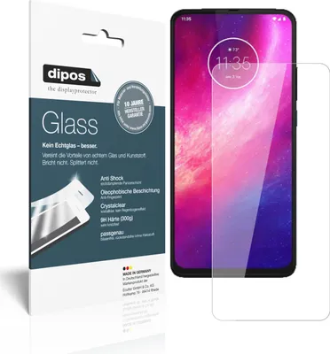 Produktbild von 1x Schutzfolie für Motorola Moto One Hyper - Anti-Shock 9H Folie dipos Glass Kunststoffglas